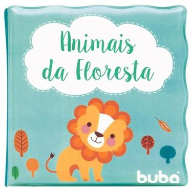 Imagem de Livrinho de Banho para Bebê PVC Impermeável Buba Animais da Floresta C