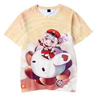 Imagem de Klee Shirt Cosplay Cute Funny T-Shirt with Short Sleeve Genshin Impact Tops