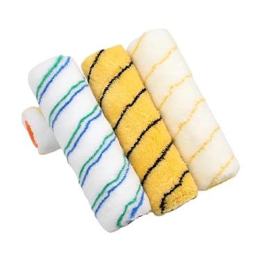 Imagem de Escova de rolo de pintura multifuncional durável bisel de pintura profissional para decoração de teto de parede de casa suprimentos de pintura ferramenta manual, poliéster de 6 polegadas, china