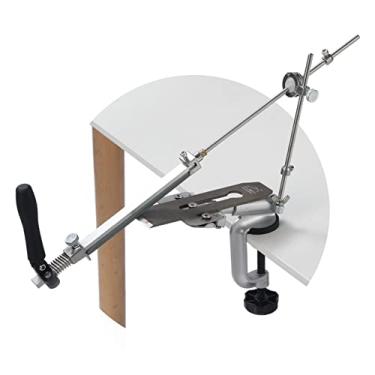 Imagem de Wemay Conjunto de afiadores Conjunto de afiador de facas de ângulo fixo Kit de afiação de facas Faca Slicker Edge Sharpener Abrasive Holding System com 4 pedras de afiar