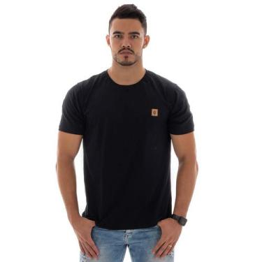 Imagem de Camiseta Masculina Básica Em Algodão Premium Gk