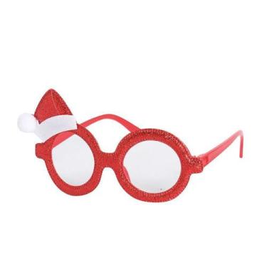 Imagem de Óculos Com Gorro Papai Noel Vermelho - 01 Unidade - Rizzo - Cromus