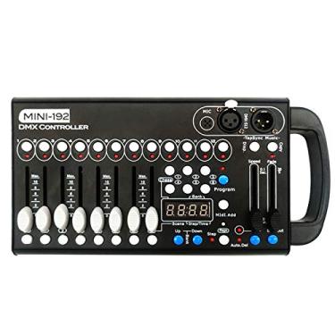 Imagem de Console Dmx, controlador universal DMX-512 192 DMX 512 estágios DJ controle de luz 240 cenas diferentes Dmx512 console para DJs bandas bares, pubs, clubes, festa familiar, casamento, etc..