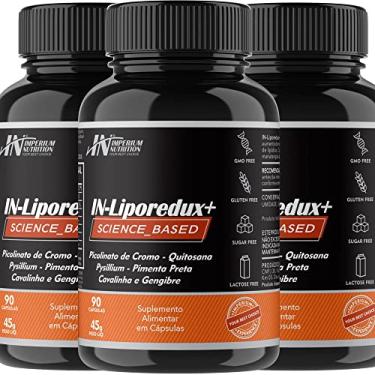 Imagem de Combo 3x IN-Liporedux+ (Termogênico com Picolinato de Cromo 270 Cápsulas) para Homens e Mulheres da Imperiu Nutrition