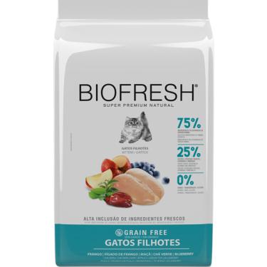 Imagem de Ração Seca Biofresh Frango, Fígado de Frango, Maçã, Chá Verde e Blueberry para Gatos Filhotes - 400 g
