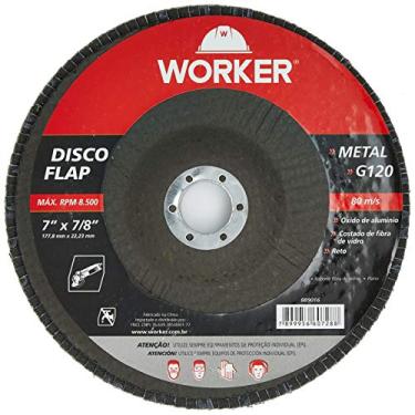 Imagem de Worker Disco Flap Reto G120 177 8X22 2Mm Metal