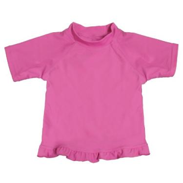 Imagem de Camisa infantil UV My Swim Baby, Hot Pink, Medium