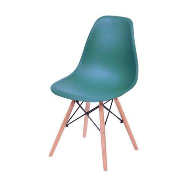 Imagem de Conjunto 4 Cadeiras Eames Sala De Jantar 46X80,5X42cm Azul - Or Design