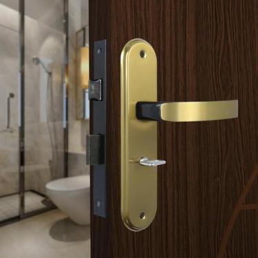 Imagem de Fechadura Externa Espelho Aço 40mm Mgm Torino