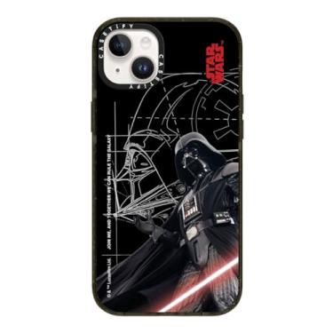 Imagem de CASETiFY Capa Impact para iPhone 14 Plus [Star Wars Co-Lab / Proteção contra quedas de 2,5 metros/Magsafe] - Lorde Sith Darth Vader - Preto transparente