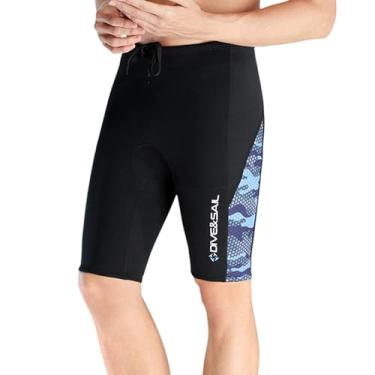Imagem de Skyone Calça de neoprene masculina e feminina, shorts de 2 mm, calça de natação para mergulho, roupa molhada, leggings para manter quente e proteção solar para hidroginástica, surfe, snorkeling