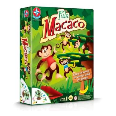 Imagem de Jogo Pula Macaco Clássico Brinquedo Criança Diversão Estratégia Estrel