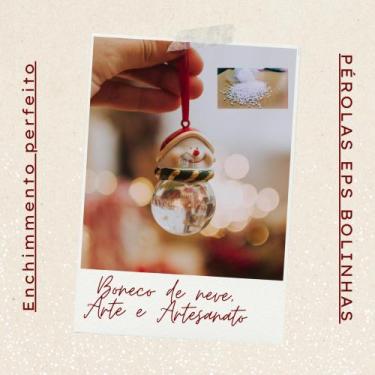 Imagem de Bolinhas EPS Artesanato Fácil Isopor para Bijuterias e Decorações! 30 