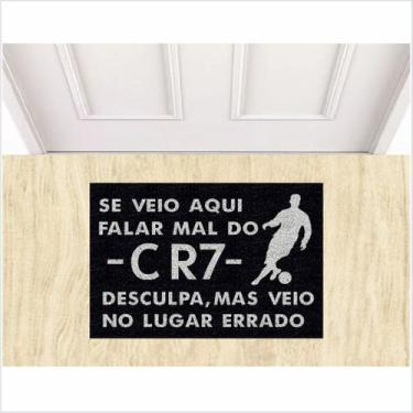 Imagem de Tapete Se Veio Aqui Falar Mal Do CR7 Cristiano Ronaldo 60X40 - ZAP TAP