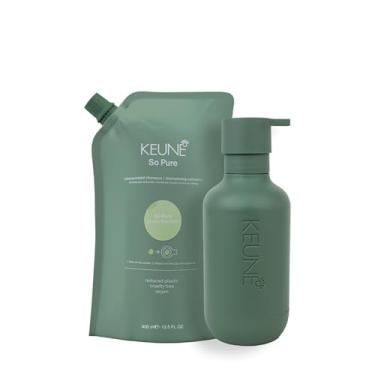 Imagem de Kit Keune So Pure Clarify Shampoo Refil e Dispenser Frasco (2 produtos)