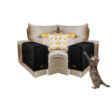 Imagem de Arranhador De Gato E Protetor De Sofa Pratico - Par - Au Au Miau Compa