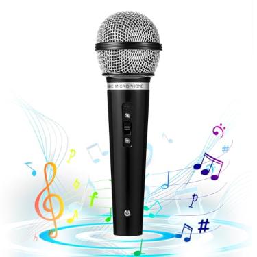 Imagem de YUXIANLB Fake Microphone Prop Microphone Simulate Speech Mics Plastic Microphone 1PC Microphone Model for Karaoke Music Birthday Party Favors Stage Props Pretend Plays Or Festival Prop