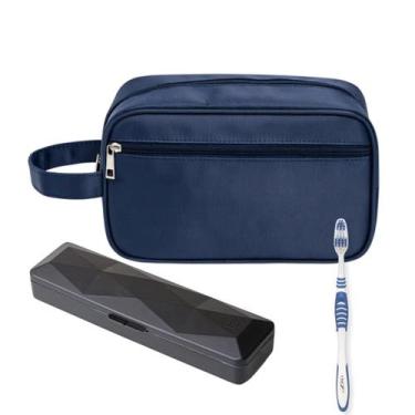 Imagem de Nécessaire Premium Executiva Nylon Com Porta Escova De Dente - Mormino