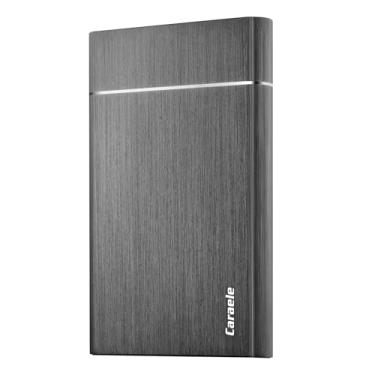 Imagem de Disco rígido externo portátil de 750 GB, armazenamento USB 3.0 para PC, Mac, desktop, laptop, Mac, Chromebook, Xbox One, Xbox 360, PS4 (preto, 750 GB)