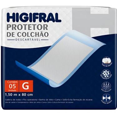 Imagem de Protetor de Colchão Descartável Higifral Tamanho G