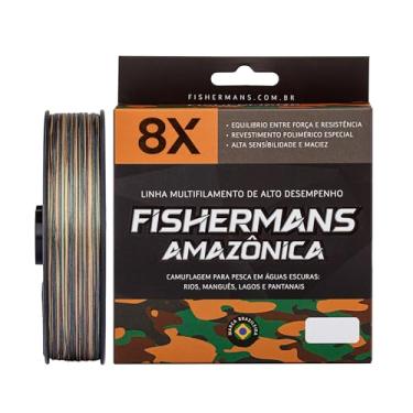Imagem de Linha De Pesca Multifilamento Fishermans 150 Metros 8 Fios (Marrom, 0,16mm / 20 libras)