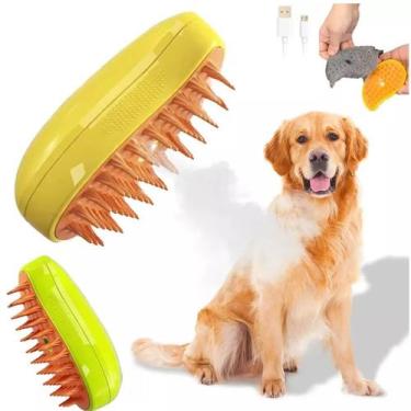 Imagem de Escova A Vapor 3 Em 1 Para Gatos Escova De Gato Vaporizada - Tatudeboa