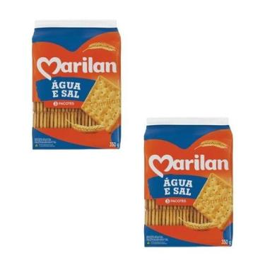 Imagem de Biscoito Cream Cracker Água e Sal Crocante Marilan 2 Un 350g