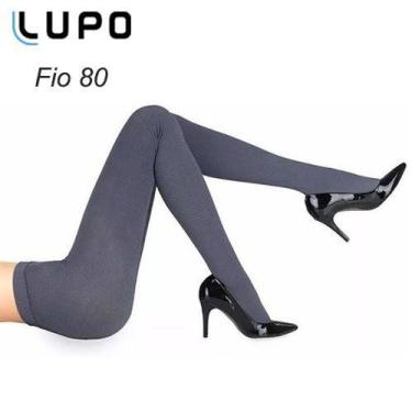 Imagem de Meia Calça Loba Acrilica Fio 80 Opaca - Lupo, Mescla, P