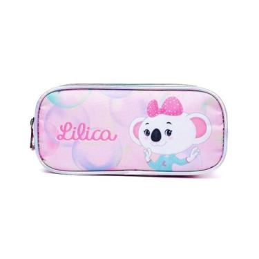 Imagem de Estojo Duplo Infantil Meninas Amplo Escolar Lilica Ripilica - Pacific
