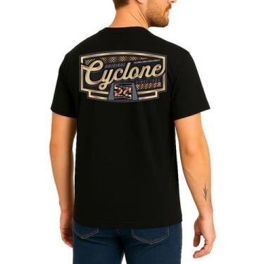 Imagem de Camisa Cyclone Vintage Metal, Preto, G