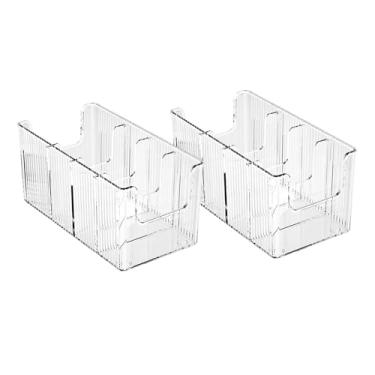 Imagem de ＫＬＫＣＭＳ Caixa organizadora de cintos, armário, cinto de armazenamento, resistente, multiuso, simples, divisórias múltiplas para loja, casa, dormitório, hotel, 2 Pc