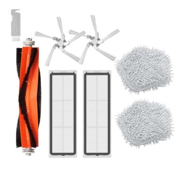 Imagem de Mop Cloth Compatible With XMI Dreame W10 W10 Pro Robotic Vacuum Cleaner Main Side Brush Detachable Mop Rags Stent Hepa Filter Accessories(Set12)