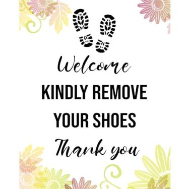 Imagem de Placa "Please Remove Your Shoes", vinil transparente, gentilmente remova seus sapatos, adesivo para tirar seus sapatos, à prova d'água, sem sapatos, placa para casa, sala interna, janela, porta parede