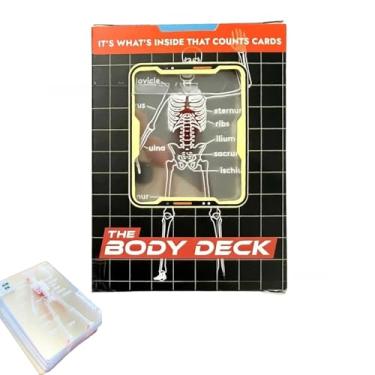 Imagem de Eagyrosi The Body Deck Playing Cards - Transparent Human Anatomy, Card Collectors Gifts for Anatomy Enthusiasts, Rounded Corner Design, Premium 3D Images, Educational and Fun