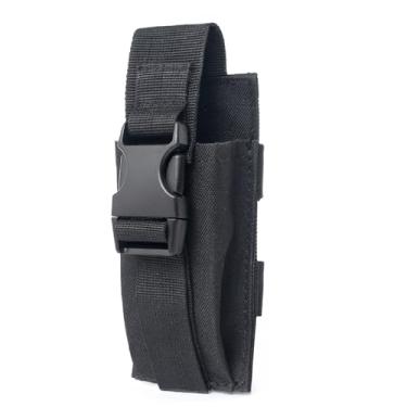 Imagem de JEELAD Bolsa para lanterna tática, suporte de lanterna giratória, bolsa de ferramentas adicionais