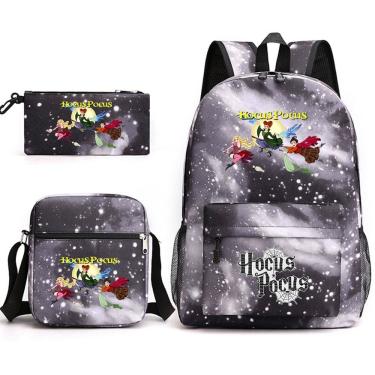 Imagem de Conjunto de mochilas escolares Hocuss Pocuss Winifreds Cartoon Kids