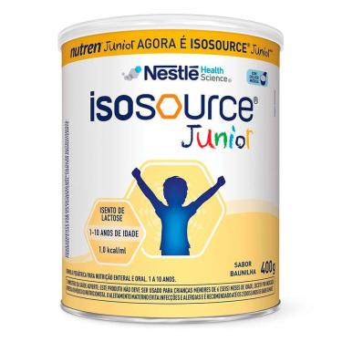 Imagem de Isosource Junior Sabor Baunilha Nutrição Enteral 400g