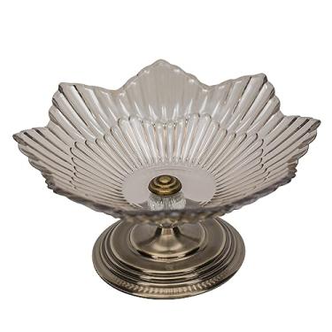 Imagem de Tuut Linha Decoração Centro de Mesa de Vidro Cianita Bronze 29x17,5cm