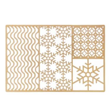 Imagem de Bandeja de design de gelo de cobre DIY Cubo de gelo Placa de carimbo Acessórios de bartender para coquetéis Amantes de uísque Bourbon Material de cobre premium Fabricação rápida (C01)