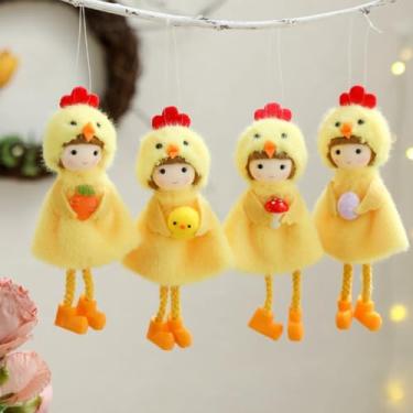 Imagem de Enfeites de anjo de flor, enfeites de anjo de fada da Páscoa para decoração de presente de casamento na primavera, Páscoa, verão, (Ovos)