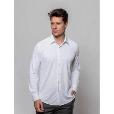 Imagem de Camisa Masculina Casual em Poliamida Confortável Crocker - 50676-Masculino