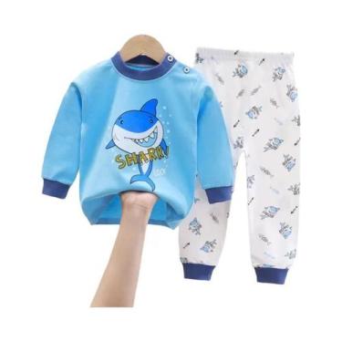 Imagem de Conjuntos De Pijamas De Animais Unissex Para Crianças, Roupas De Dormi