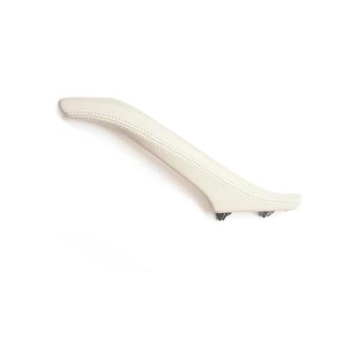 Imagem de Carro esquerda direita interior porta do passageiro puxador de couro conjunto Compatível com bmw série 5 f10 f11 f18 520i 523i 525i 528i 535i(Right Oyster)