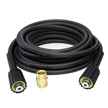 Imagem de Mangueira de extensão para lavadora alta pressão da série K com conector M22 fêmea macho trabalho máxima 180Bar 2610PSI PVC Borracha