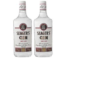 Imagem de Kit Gin Seagers Dry 980ml 2 Unidades