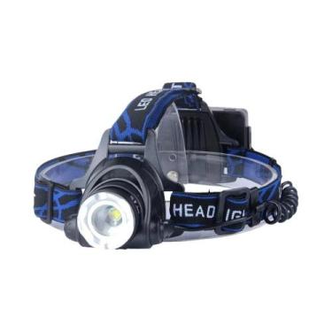 Imagem de Lanterna De Cabeça LED T6 Recarregável Com 3 Modos E Zoom Para Pesca, 