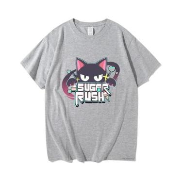 Imagem de Camisetas Gráficas Unissex De Moda Streetwear Manga Cosplay Blue Anime