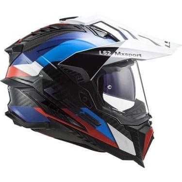 Imagem de Capacete Ls2 Mx701 Explorer Frontier Full Carbon 3x1 Com Óculos Solar,