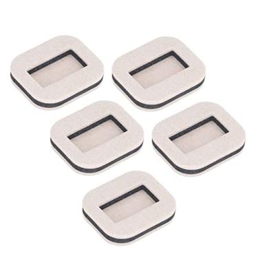 Imagem de Almofadas de cadeira de feltro - construção em concha com rodas de feltro para pisos de madeira cor de feijão