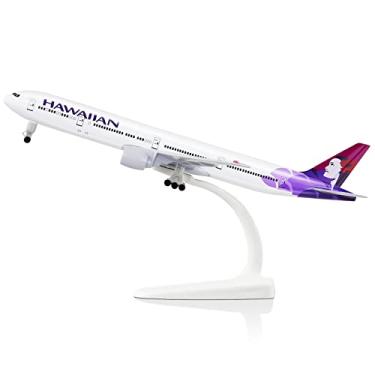 Imagem de Lose Fun Park 1/300 Diecast Airplanes Model Hawaii Boeing 777 Model Plane for Collections & Gifts